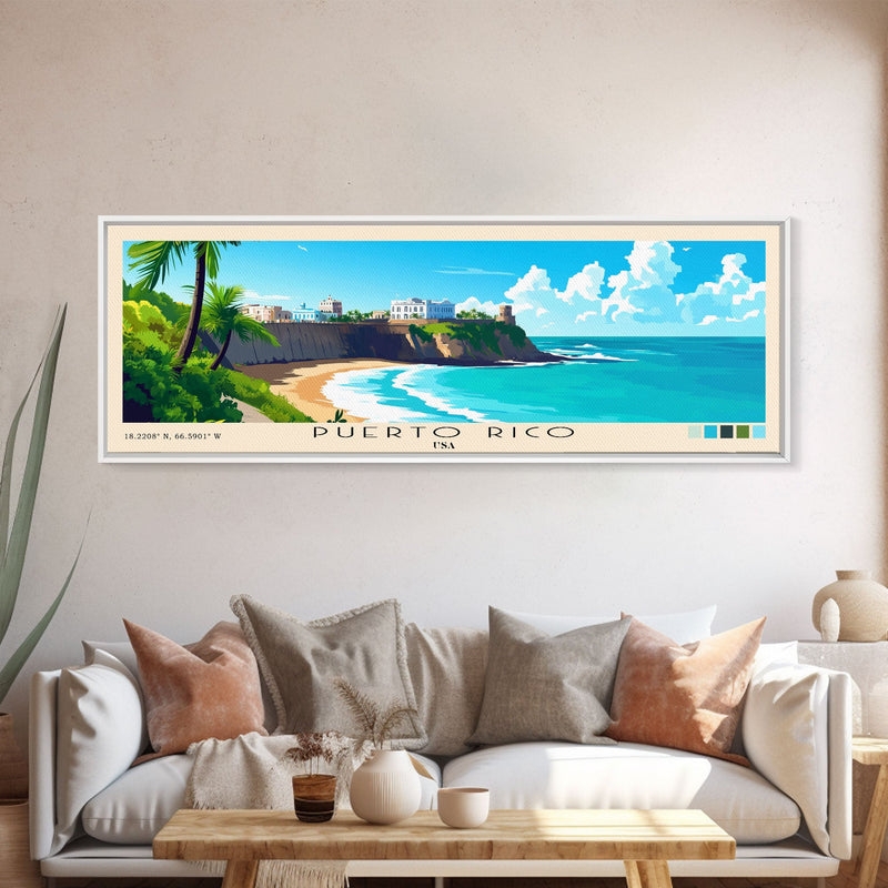 Panoramic Wall Art with Extra Wide San Juan Coastline