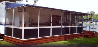Patio Enclosure Terracotta Deck RV Porch Enclosure Kit