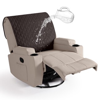 Recliner Chair: Waterproof Quilted Cup Holder Shield