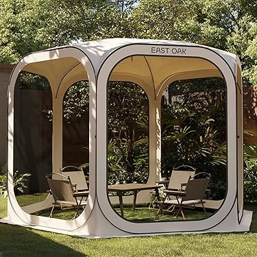 Screen House Arched Mesh Panels Arched Mesh Garden Gazebo