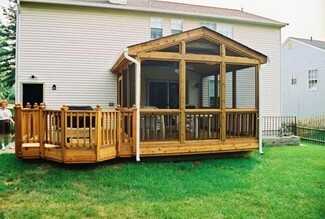 Screened Porch Octagonal Bumpout Mobile Addition