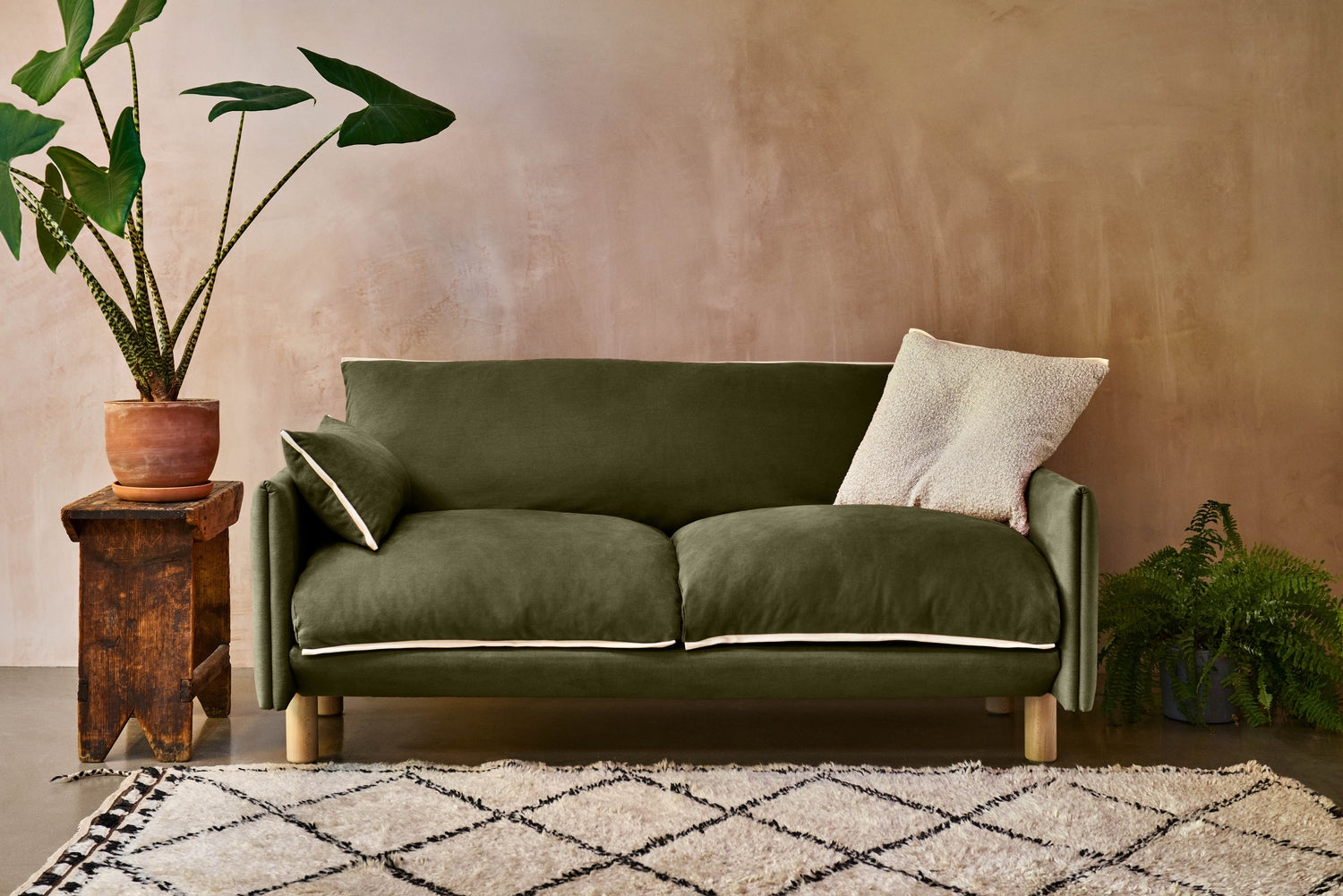 Moss Green Sofa