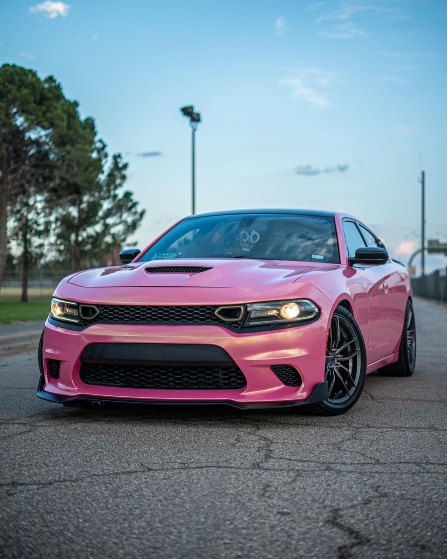 Sports Sedan: Diamond Pink Wrap Satin Metallic Finish