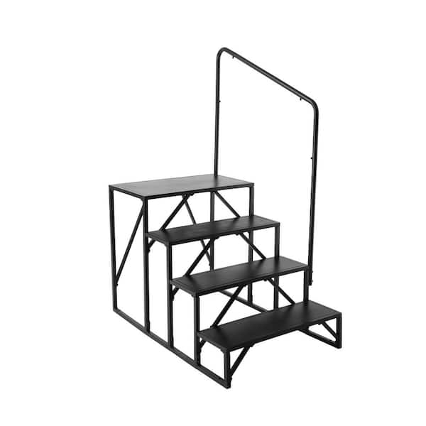 Step Stairs - Four-Tier Side Handrail 4 Tier Hot Tub Steps