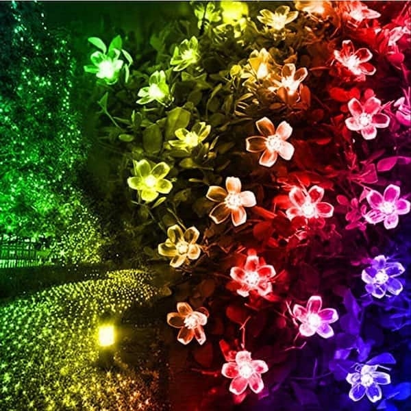 String Lights: Multi Color Gradient Whimsical Patio Decor