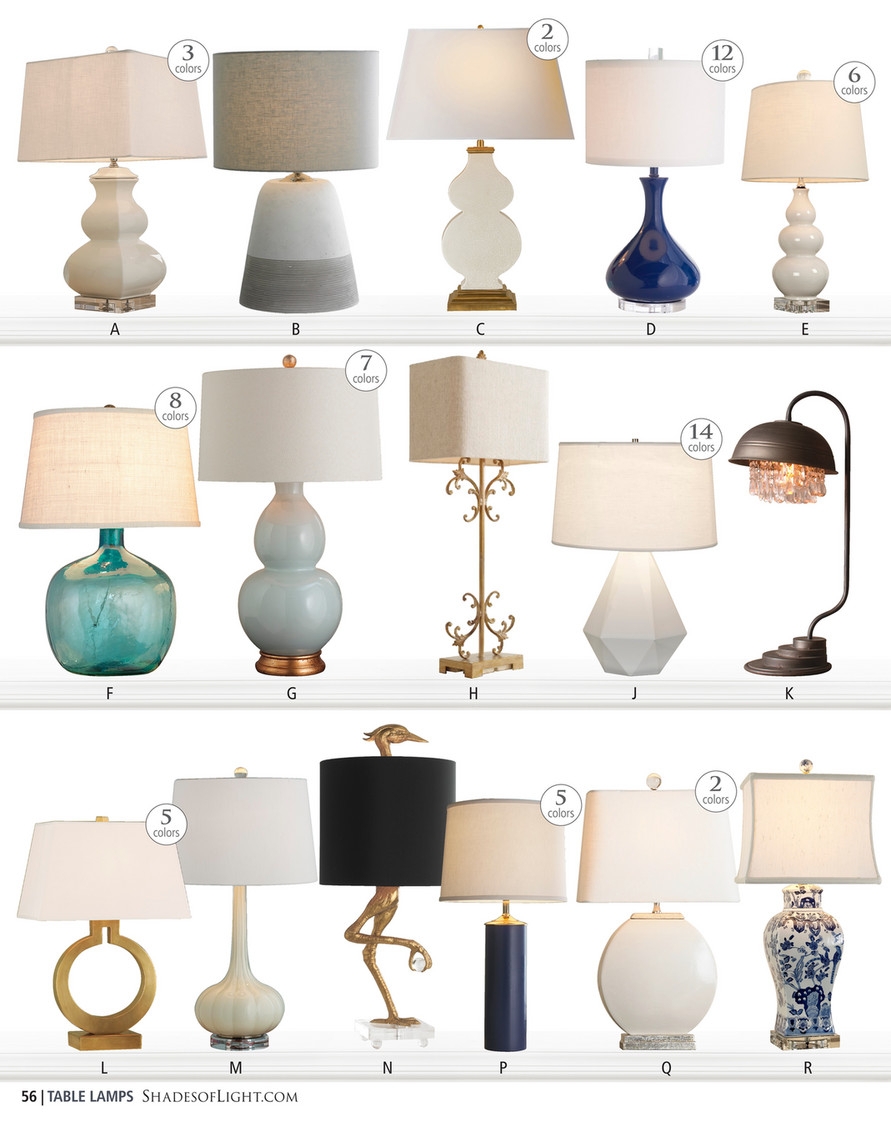 Table Lamp in Moon Jar Shape with white ceramic lamp gold accents