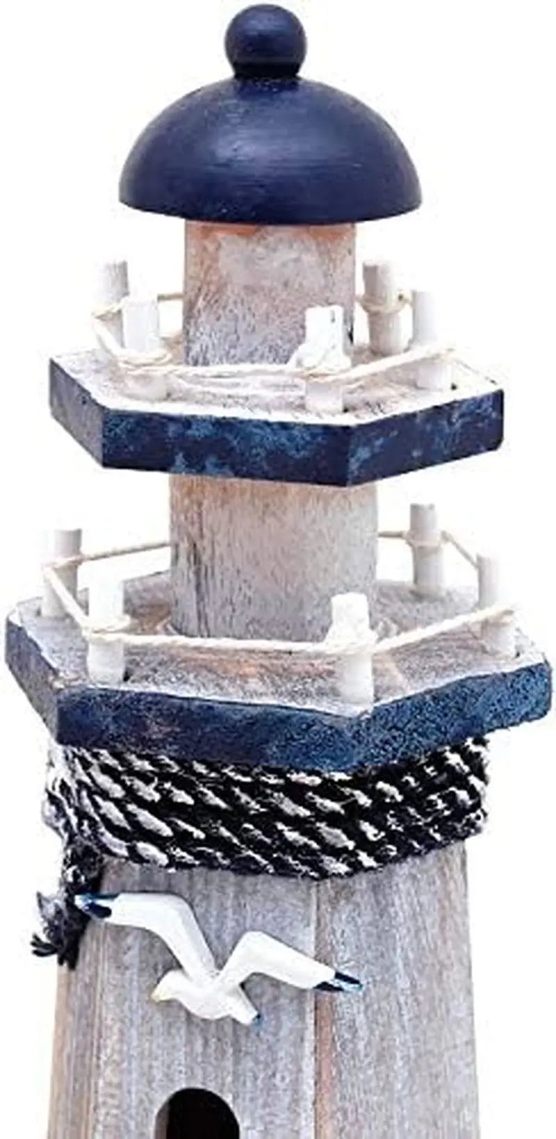 Tabletop Ornament Seagull Motif Weathered Seafaring Decor Accent