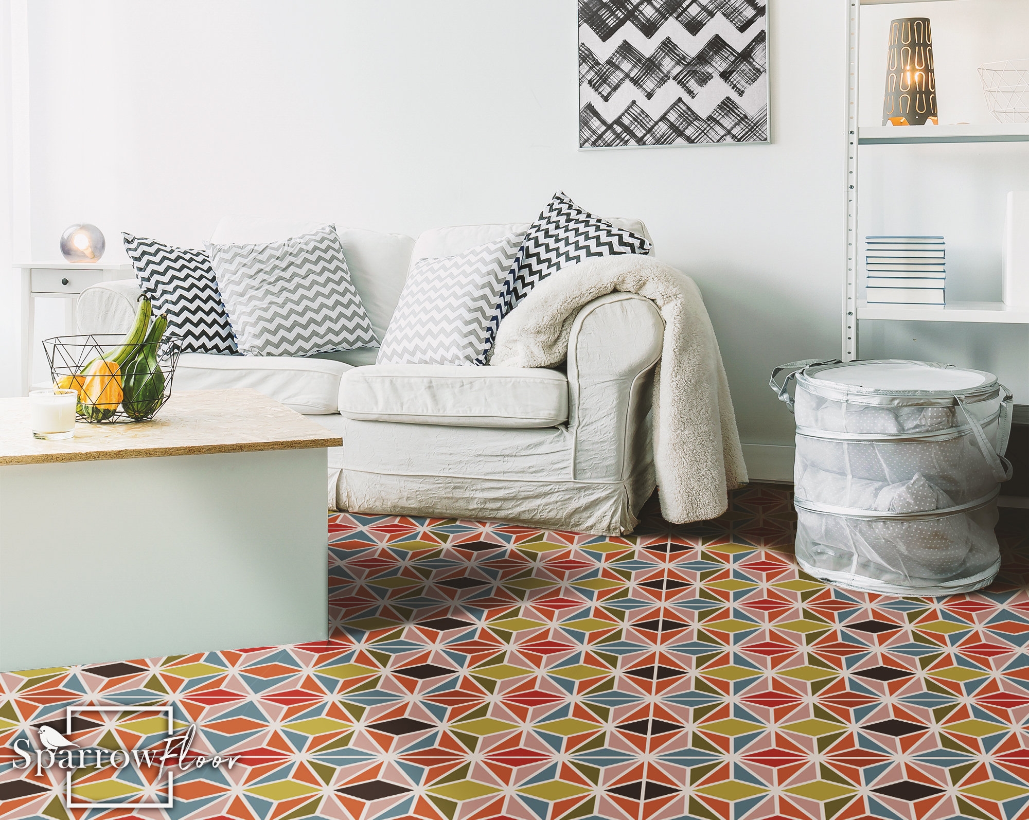 Retro Vinyl Sheet Flooring