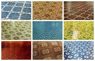 Vinyl Flooring highlighting Groovy 70s High Gloss Look