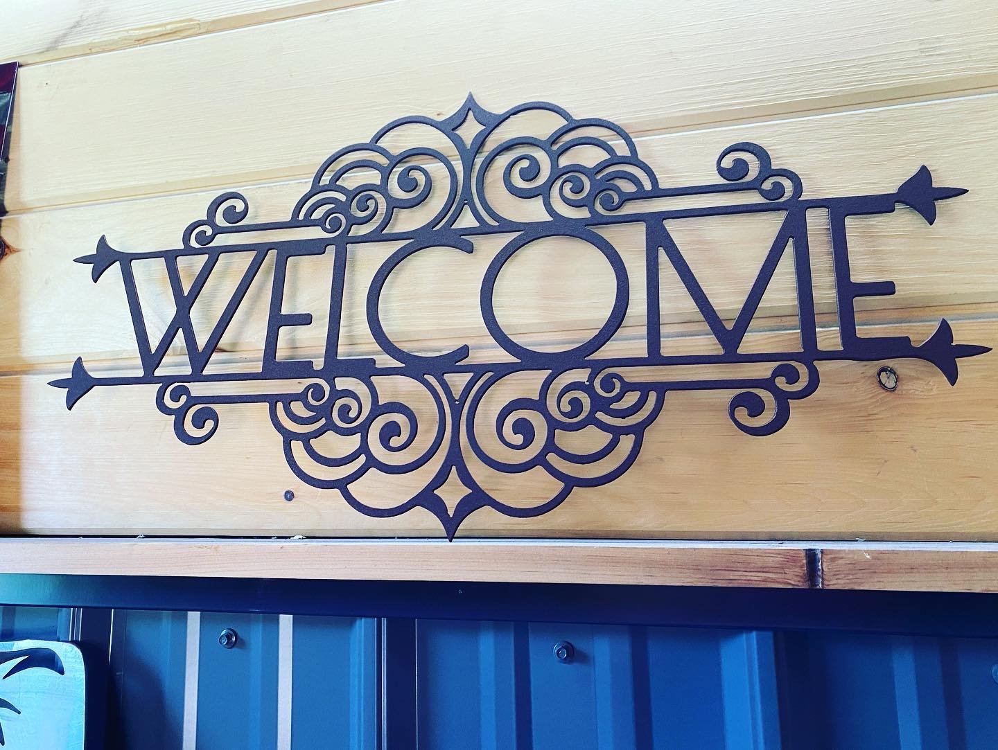 Wall Sign Laser Cut Metal Arrowhead Terminals Plaque
