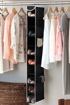 10 Pair Hanging Shoe Organizer