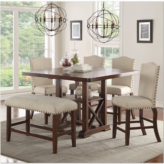 Amelie II Counter Height Extendable Dining Table