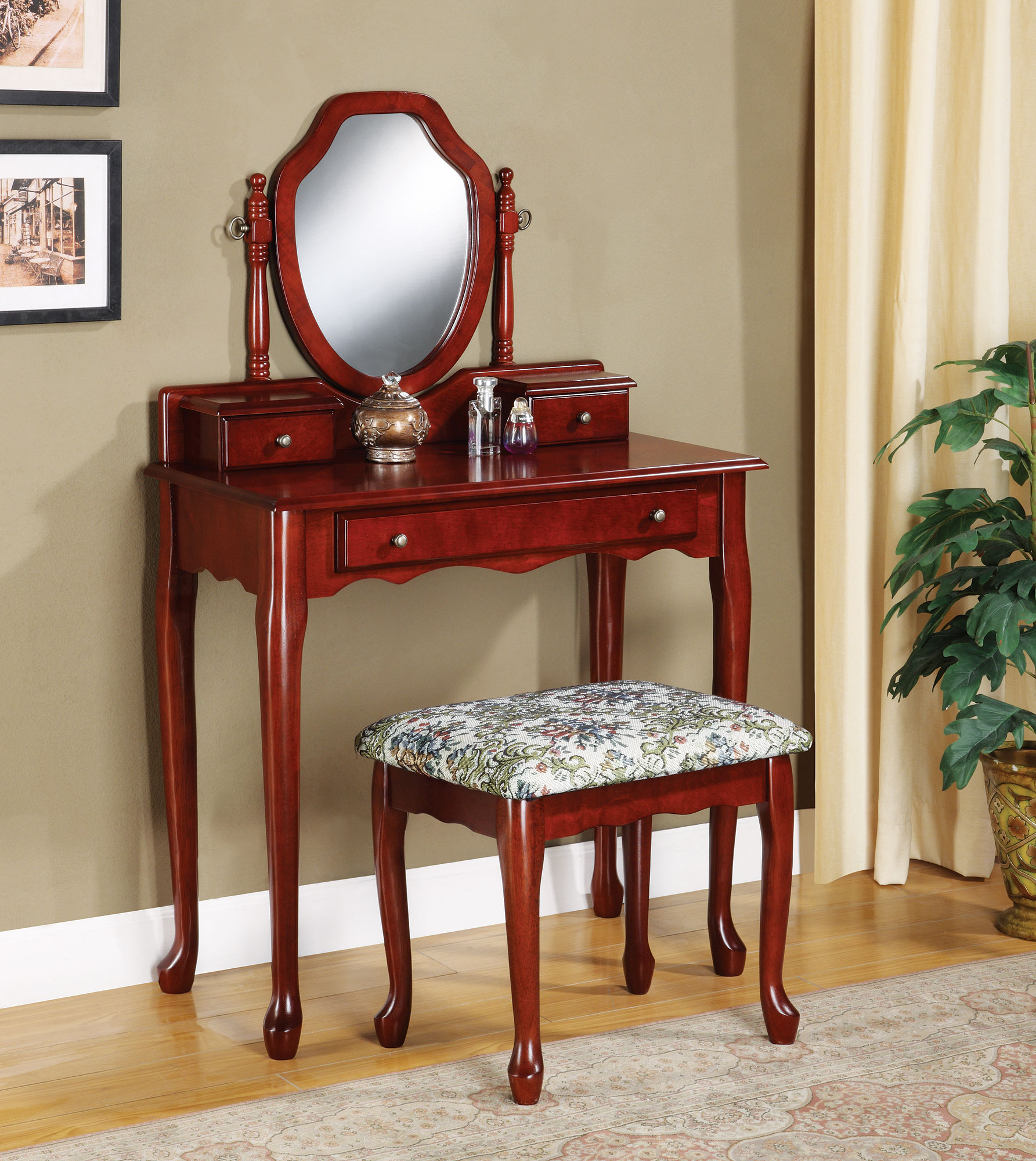 Craigmillar Vanity Set with Mirror