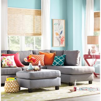 Hemphill Reversible Sectional with Ottoman