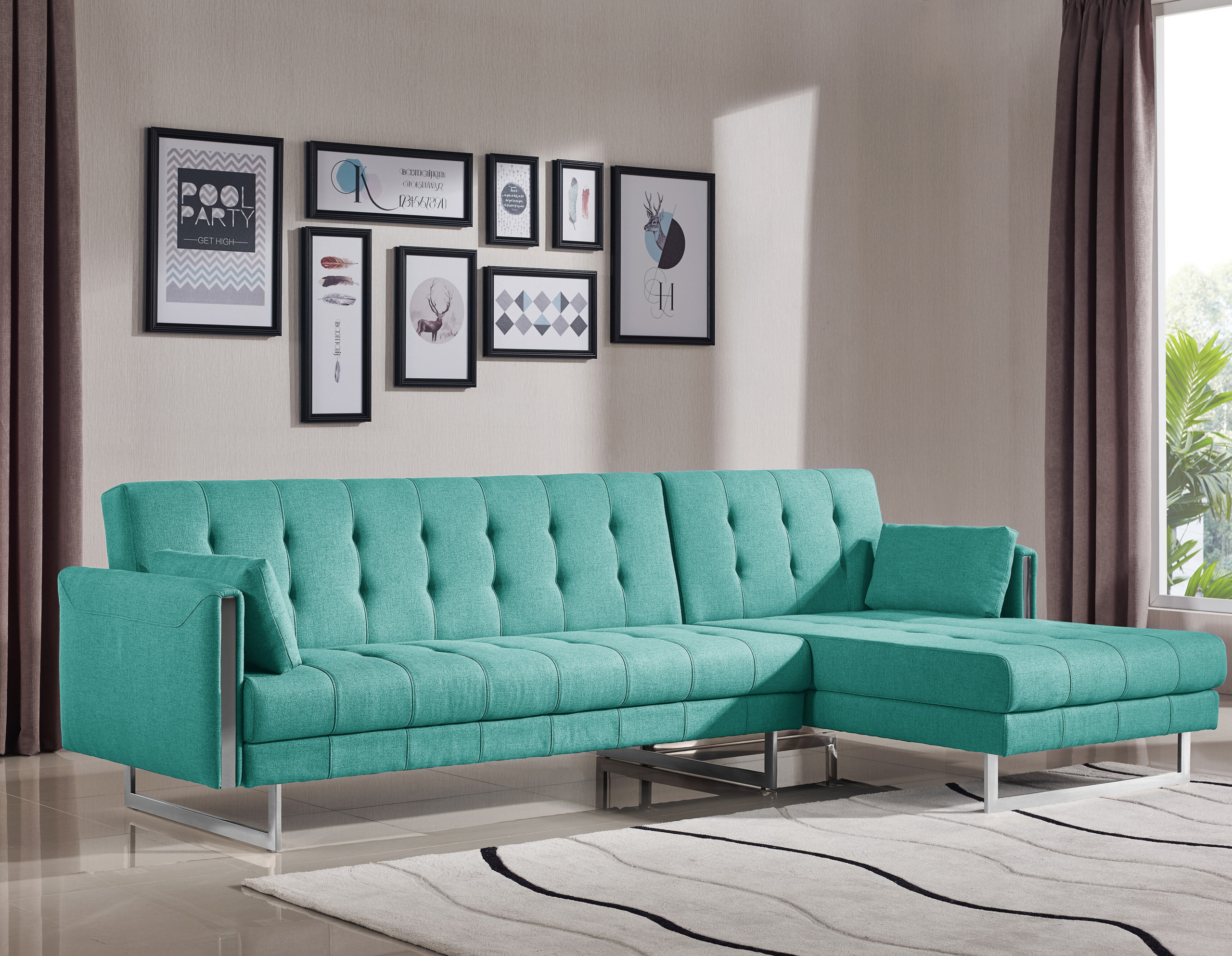 Latish Sleeper Sectional