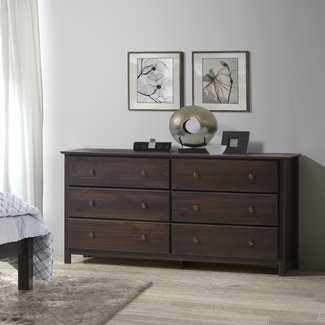 Shaker 6 Drawer Dresser