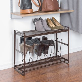 Space Saving Tilt-Out Boot Storage
