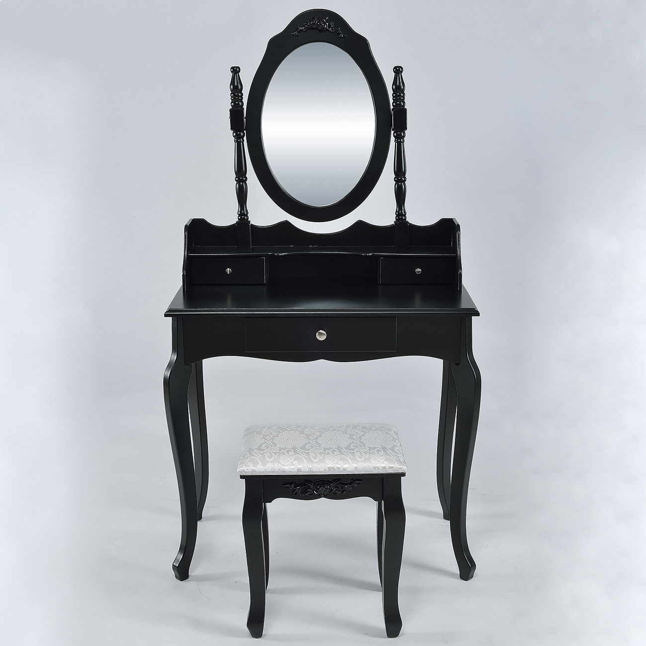 antique makeup vanity with lights