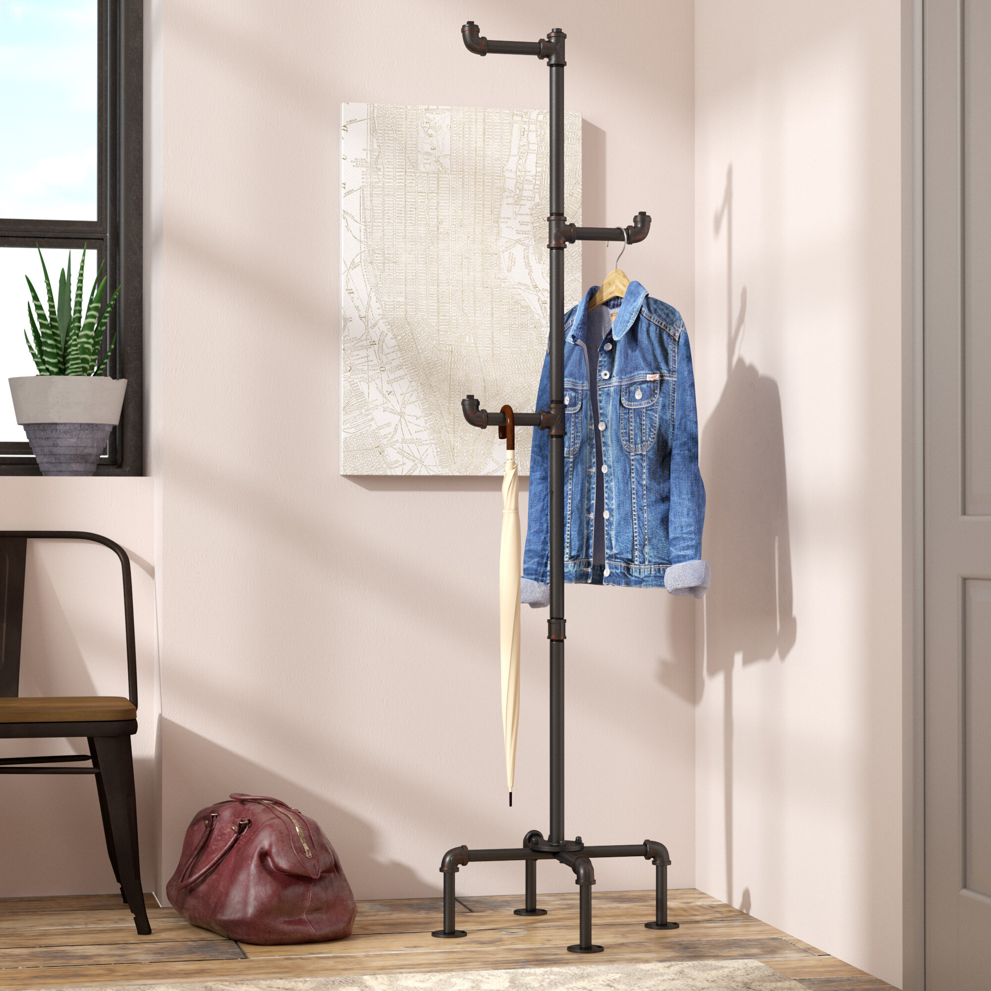 What material should wall hooks for coats