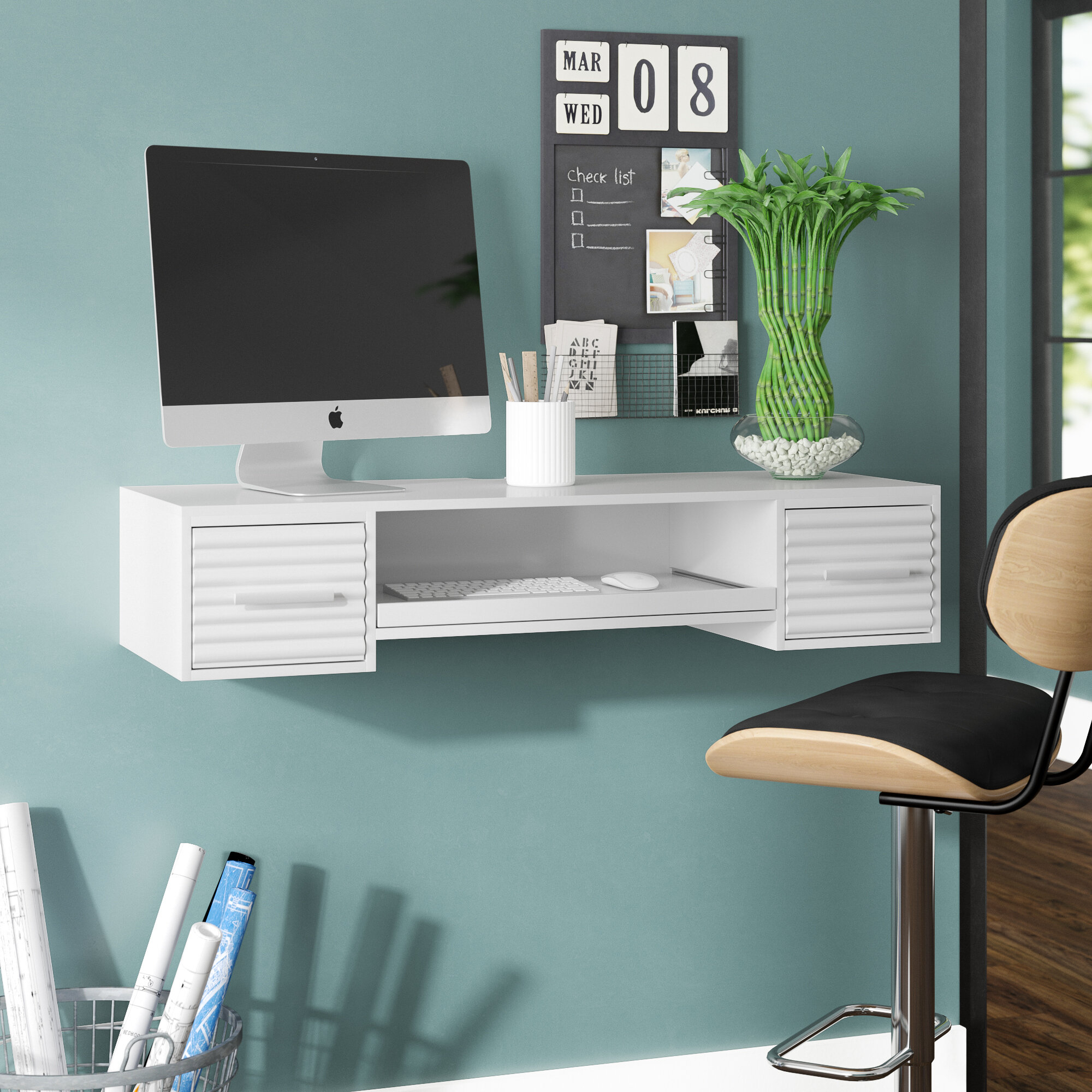 6 Floating Desk Ideas For Small Spaces Visualhunt