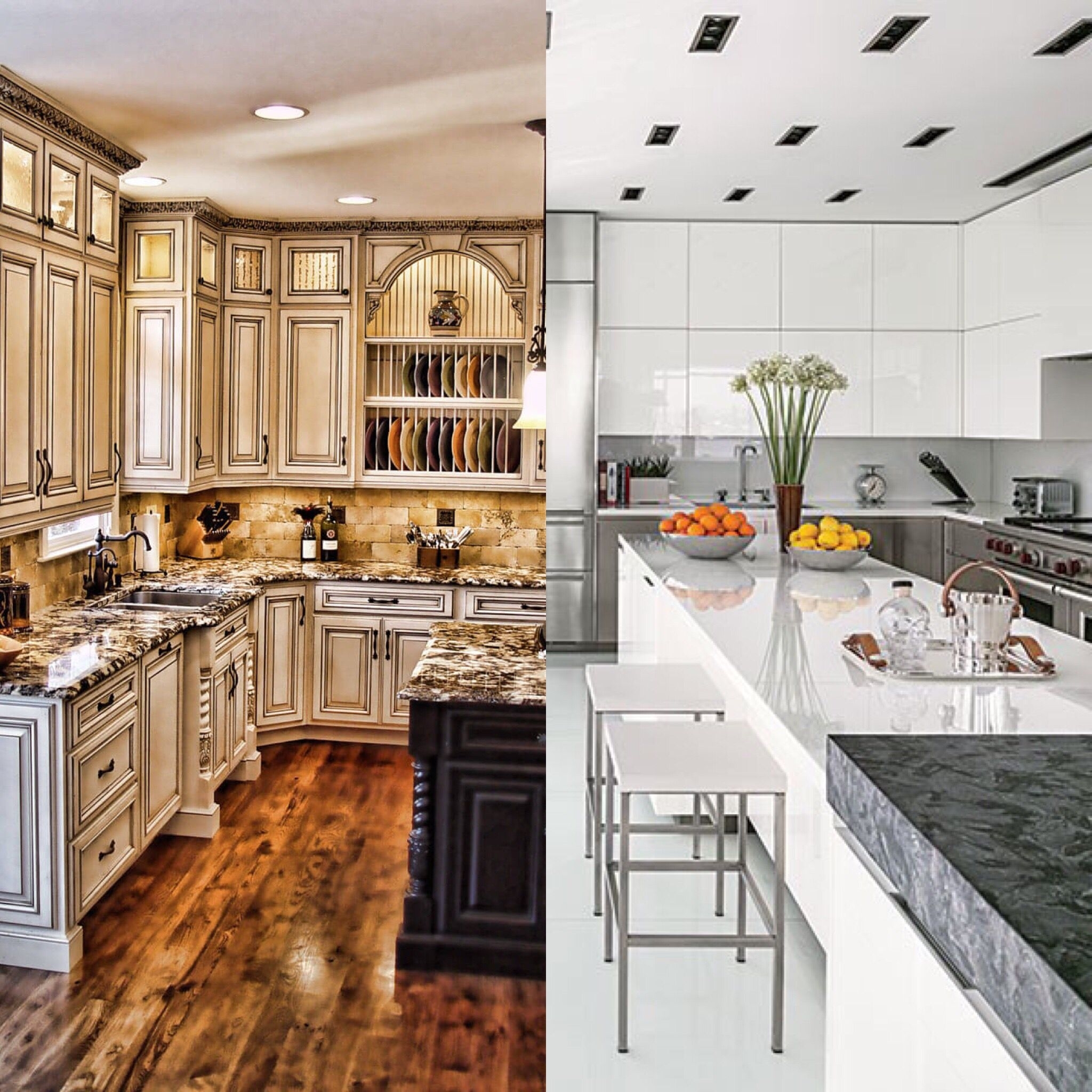 Minimalist Reclaimed Kitchen Cabinets for Living room