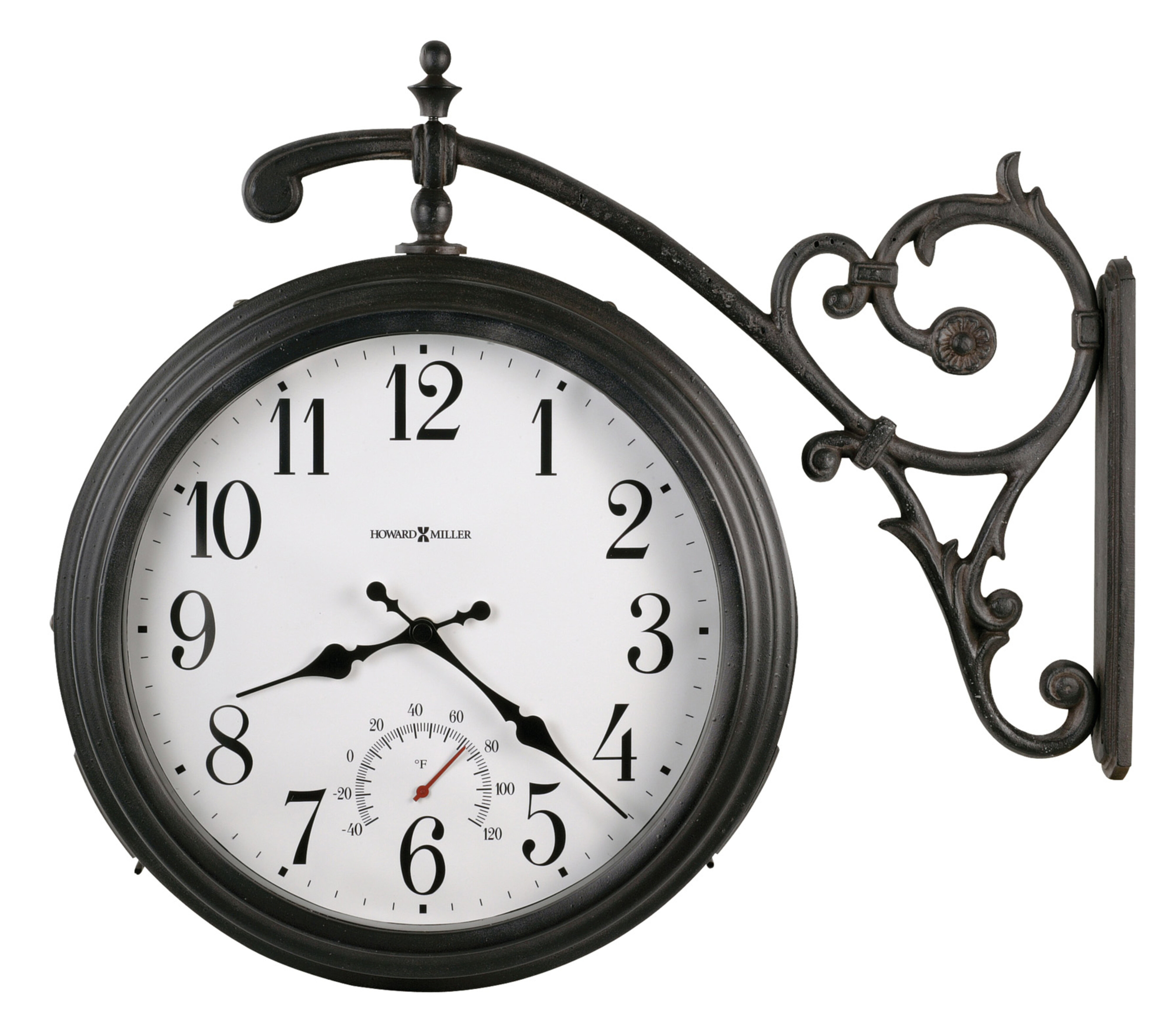 Decorative Outdoor Clock And Thermometer Set 