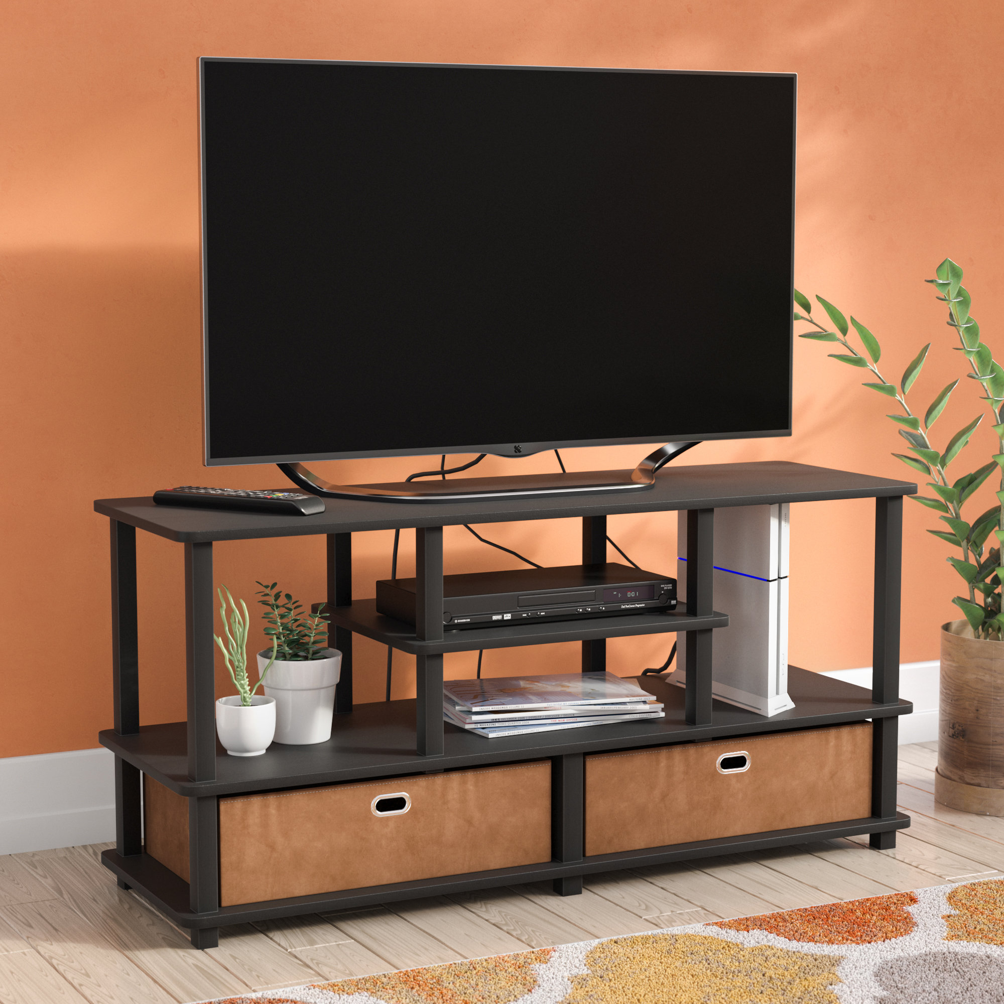 50 Reclaimed Wood  TV  Stand  You ll Love in 2022 Visual Hunt